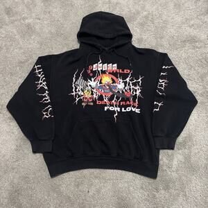Juice WRLD x Sukamii Death Race For Love Hoodie Men’s Large 999 Hip Hop Merch